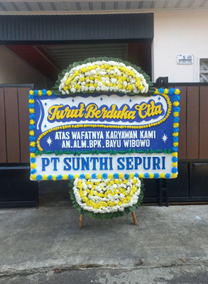 Papan Bunga Duka di Sindang Laya